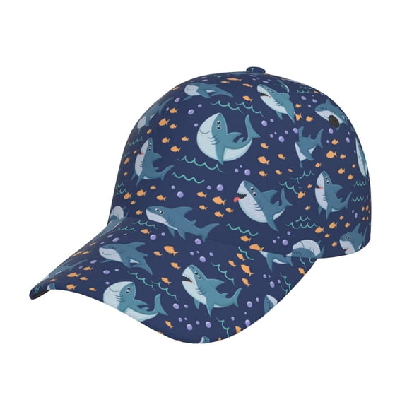 Vsdgher Party Shark Cut Classic Low Profile Baseball Cap Golf Dad Hat Adjustable Hats Men Women Unconstructed Cap