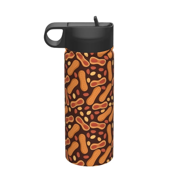 Vsdgher Peanuts2 for Insulated Stainless Steel Water Bottle,18oz Sports Water Bottle Stainless Steel Reusable Tumbler for Sports, Travel, and School