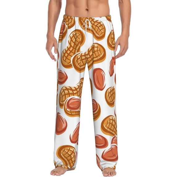 Vsdgher Peanuts4 Print Mens Pajama Pants Sleep & Lounge Pants, PJ Bottoms With elastic waistb and Pockets