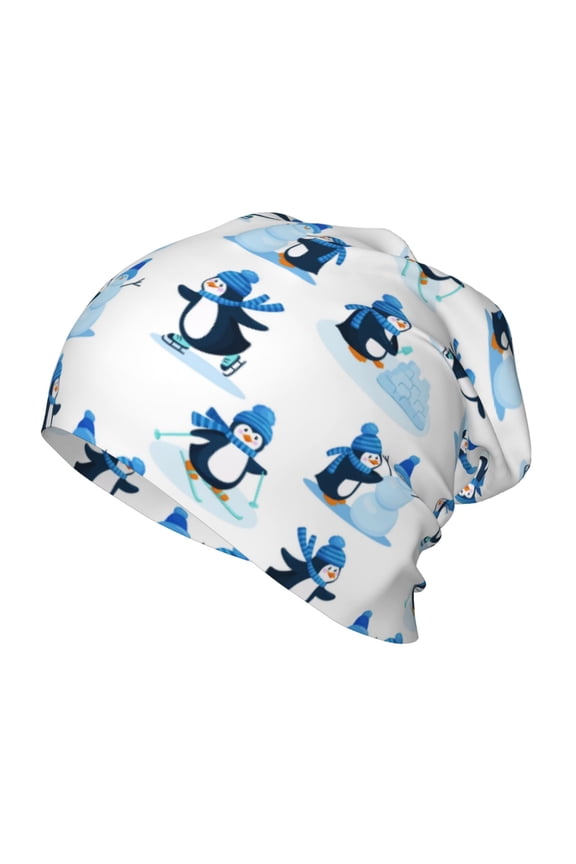 Penguin Winter Fun Toddler Beanie Baby Boys Girls Beanies Kids Winter Hats Children Knit Warm Caps