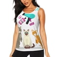 thumbnail image 1 of Vsdgher Pet Care Grooming Tank Top Sports Vest Bra for Women Sports ,Quick Dry Sports Workout Running Top Vest-Large, 1 of 7