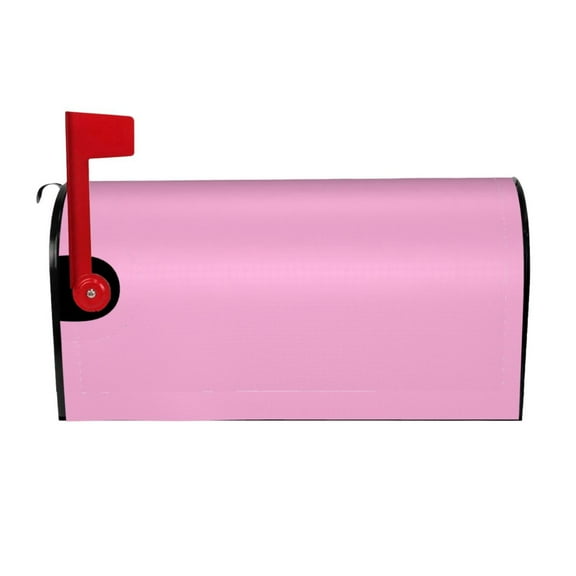 Vsdgher Pink Mailbox Cover Magnetic Mailbox Wraps Post Letter Box Cover for Garden Yard Home Decor 2 Sizes-21x18 in