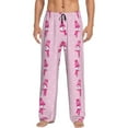 thumbnail image 1 of Vsdgher Pink Scarf Snowman Mens Pajama Pants Sleep & Lounge Pants, PJ Pants-X-Large, 1 of 6