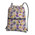 thumbnail image 1 of Vsdgher Plum Drawstring Backpack Water Resistant String Bag Sports Sackpack Gym Sack for Men Women, 1 of 6