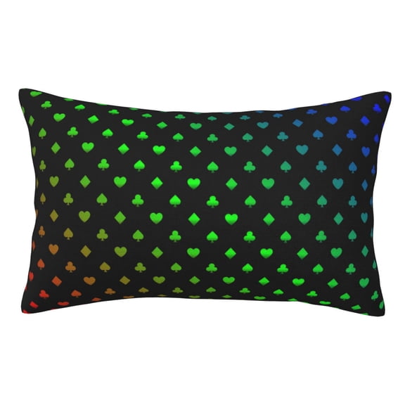 Vsdgher Poker Shapes Pillow Cases, Pillow Covers - suit sofa or office-20"x30"