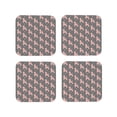 thumbnail image 1 of Vsdgher Poodle Dog Leather Coasters for Drinks, Durable Drink Coasters 4 Set for Tabletop Protection, Luxurious Home Décor and Housewarming Gift ( {designName})Square, 1 of 6