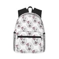 thumbnail image 1 of Vsdgher Poodle Dog Print Unisex Large Capacity Bookbag Schoolbag Casual Daypack for High School/College/Teens/Travel/Work, 1 of 8