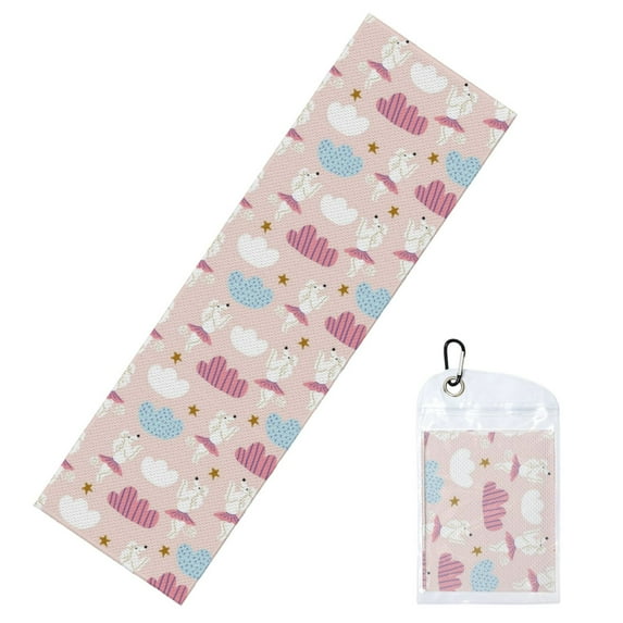 Vsdgher Poodle In Ballet Skirts Dancing Cooling Towel (40"x12"), Soft Breathable Chilly Towel, Ice Towel, Microfiber Towel for Sport, Workout & More Activities