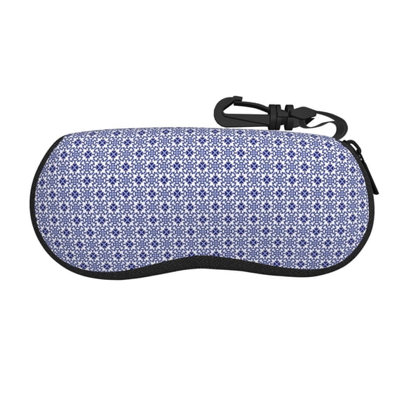 Vsdgher Porcelain Chinaware Sunglasses Soft Case Neoprene Zipper Eyeglass Case, Zipper Portable Spectacle Cases for Men Women