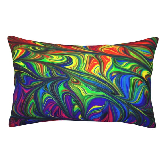 Vsdgher Pride Rainbow Print Pillow Cases -Iconic Collection Pillowcases -Extra Soft, Not easy to deform,not pilling Export quality