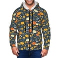 thumbnail image 1 of Vsdgher Pumpkins And Sunflowers2 Mens Hoodies Zip Hoodie, Hoodies for Men, Zip-up Hooded Sweatshirt-Large, 1 of 5