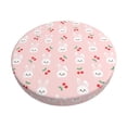 thumbnail image 1 of Vsdgher Rabbit And Cherry Print Stool Covers Round,Stretch Round Stool Covers Washable Stool Cushion Slipcover Elastic Chair Covers for 12-14 Inch Chair, 1 of 7