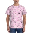 thumbnail image 1 of Vsdgher Rabbit Face Print Men's Dry Fit Mesh Athletic Shirts Moisture Wicking Tennis T-Shirt Tops, 1 of 9