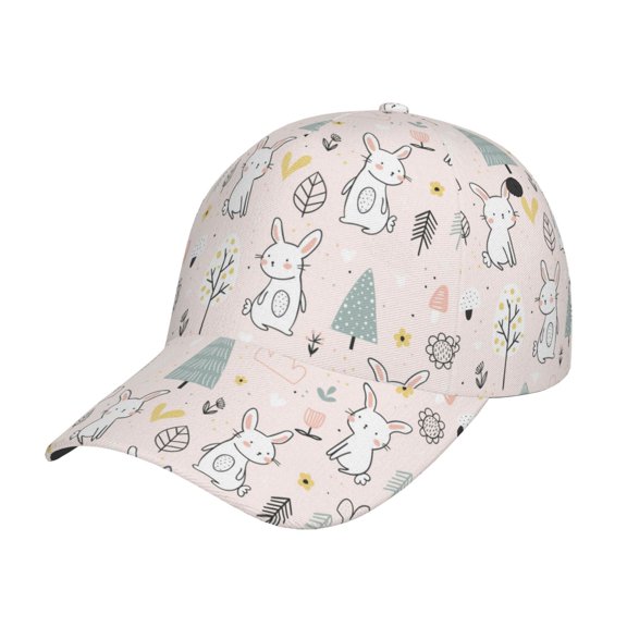 Vsdgher Rabbit Forest Classic Low Profile Baseball Cap Golf Dad Hat Adjustable Hats Men Women Unconstructed Cap