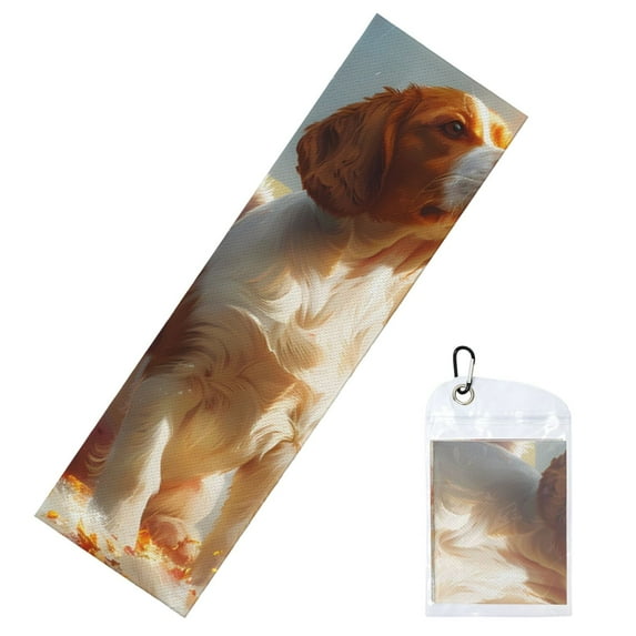 Vsdgher Rainbow English Cocker Spaniel Cooling Towel (40"x12"), Soft Breathable Chilly Towel, Ice Towel, Microfiber Towel for Sport, Workout & More Activities