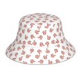 thumbnail image 1 of Vsdgher Red Fox Print Bucket Hat for Men&Women Bucket Hat Reversible Summer Double-Side-Wear Travel Gardening, Beach, Camping, Hiking, Fishing Cap, 1 of 5