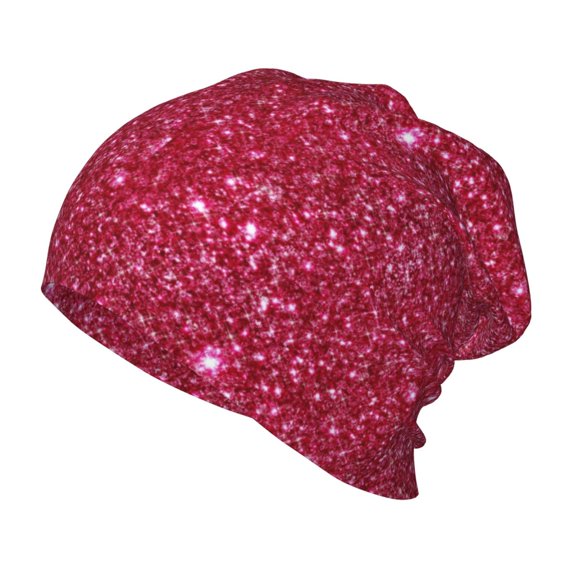 Vsdgher Red Glitter Toddler Beanie Baby Boys Girls Beanies Kids Winter Hats Children Knit Warm Caps