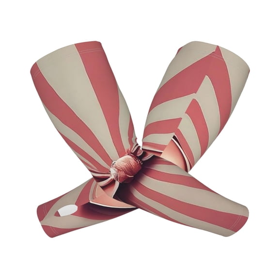 Vsdgher Retro Bow Pattern Cooling Arm Sleeves for Men & Women, Breathable, UV Sun Protection, Sports Arm Sleeves for Women, Men & Youth