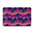 thumbnail image 1 of Vsdgher Retro Palms print Flannel Anti-Slip Floor Mat Comfort Mat Floor Carpet for Decor, Non-Slip, Home, Office, Laundry, Durable, 1 of 5