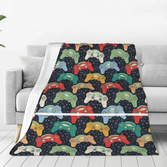 Vsdgher Retro Video Game Ultra-Soft Micro flannel Blanket Throw Blankets for Couch Sofa, Bed (4 sizes)-80"x60"