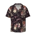 thumbnail image 1 of Vsdgher Romantic Paris Print Men's Wrinkle Free Untucked Cuban Shirt Business Casual Button Down Shirts Short Sleeve Shirt, 1 of 7