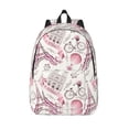 thumbnail image 1 of Vsdgher Romantic Travel In Paris Print Canvas Backpack Travel Rucksack Unisex Knapsack 15.7/17.7Inch Laptop Backpack for Work,College -Small, 1 of 5