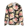 thumbnail image 1 of Vsdgher Rose Flowers Print Adult Hoodie Shirts Rash Guard for Men Women,Long Sleeve Sun Protection Fishing Shirts for Athletic Running Swim-X-Large, 1 of 7