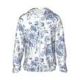 thumbnail image 1 of Vsdgher Rose Flowers Print Adult Hoodie Shirts Rash Guard for Men Women,Long Sleeve Sun Protection Fishing Shirts for Athletic Running Swim-X-Large, 1 of 7