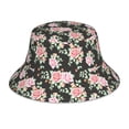 thumbnail image 1 of Vsdgher Rose Flowers Print Bucket Hat for Men&Women Bucket Hat Reversible Summer Double-Side-Wear Travel Gardening, Beach, Camping, Hiking, Fishing Cap, 1 of 5