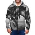 thumbnail image 1 of Vsdgher Running Horse Mens Hoodies Zip Hoodie, Hoodies for Men, Zip-up Hooded Sweatshirt-XX-Large, 1 of 5