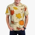 thumbnail image 1 of Vsdgher Rustic Harvest Time Polo Shirts for Men, Men's Short Sleeve Stretch Polo Shirt, Shirts for Men-3X-Large, 1 of 6