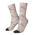 thumbnail image 1 of Vsdgher Safari Animals Crew Socks for Men & Women, Breathable Casual Athletic Ankle Socks, 1 of 6
