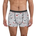 thumbnail image 1 of Vsdgher Santa with Gifts Pattern Men's Boxer Brief Underwear,Soft Funny Underwear for Men-Small, 1 of 5