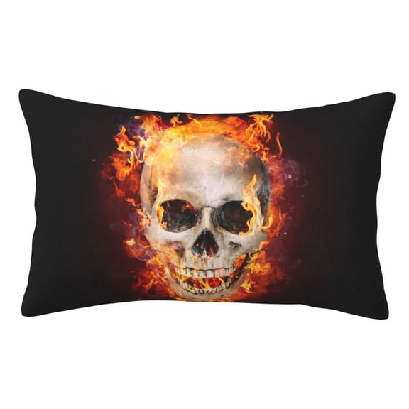 Vsdgher Satanic Skull Print Pillow Cases -Iconic Collection Pillowcases -Extra Soft, Not easy to deform,not pilling Export quality