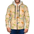 thumbnail image 1 of Vsdgher Scandinavian Style Hygge Mens Hoodies Zip Hoodie, Hoodies for Men, Zip-up Hooded Sweatshirt-XX-Large, 1 of 5