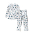 thumbnail image 1 of Vsdgher Scarf Bear Mens Pajama Set, Soft Warm Long Sleeve Sleepwear, Cozy Button-Down Pjs for Men-XX-Large, 1 of 7