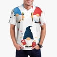 thumbnail image 1 of Vsdgher School Cute Gnomes Polo Shirts for Men, Men's Short Sleeve Stretch Polo Shirt, Shirts for Men-XX-Large, 1 of 6