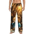 thumbnail image 1 of Vsdgher Scientist Guinea Pig Print Mens Pajama Pants Sleep & Lounge Pants, PJ Bottoms With elastic waistb and Pockets, 1 of 5