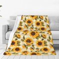 thumbnail image 1 of Vsdgher Scottish Plaid Sunflower Ultra-Soft Micro flannel Blanket Throw Blankets for Couch Sofa, Bed (4 sizes)-60"x50", 1 of 7