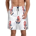 thumbnail image 1 of Vsdgher Sea Horse And Corals1 Men's Beach Shorts, Surfing shorts, Swim trunks, Quick Dry Swim Trunks for Surfing Beach Fun -X-Large, 1 of 6