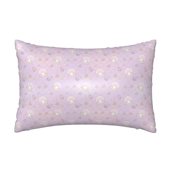 Vsdgher Shells Pearl Satin Pillowcase for Hair and Skin - Satin Pillow Cases Standard Size 20x30 inches with Zipper,Gifts for Women Men