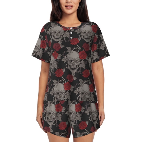 Vsdgher Skull with Cash Print Men's Short Sleeve Stretch Polo Shirt, Moisture-Wicking Performance Polo Shirt