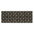 thumbnail image 1 of Vsdgher Skulls Gold Chains Dollar for Mouse Pad with Stitched Edges,Desk mat for Laptop,Computer & PC, Wristing Pad for Gamer,Office & Home,12 x 31.5 in, 1 of 1