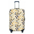 thumbnail image 1 of Vsdgher Snake And Floral Print Luggage Cover Washable Suitcase Cover Protector Anti-scratch Suitcase cover Fits 18-32 Inch Luggage, 1 of 8