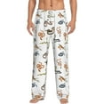 thumbnail image 1 of Vsdgher Snake Print Mens Pajama Pants Sleep & Lounge Pants, PJ Bottoms With elastic waistb and Pockets, 1 of 5