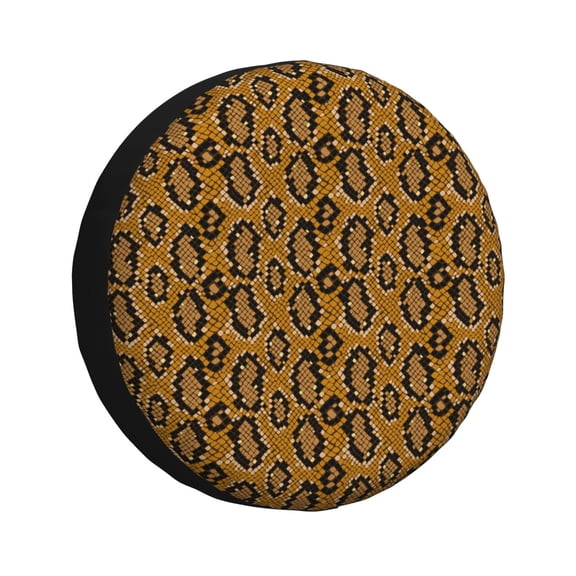 Vsdgher Snake Skin for Spare Tire Cover, Tire Wheel Protector Wheel Cover Fit for Truck,Trailer,RV,SUV,Camper and Most Vehicle-14 inch