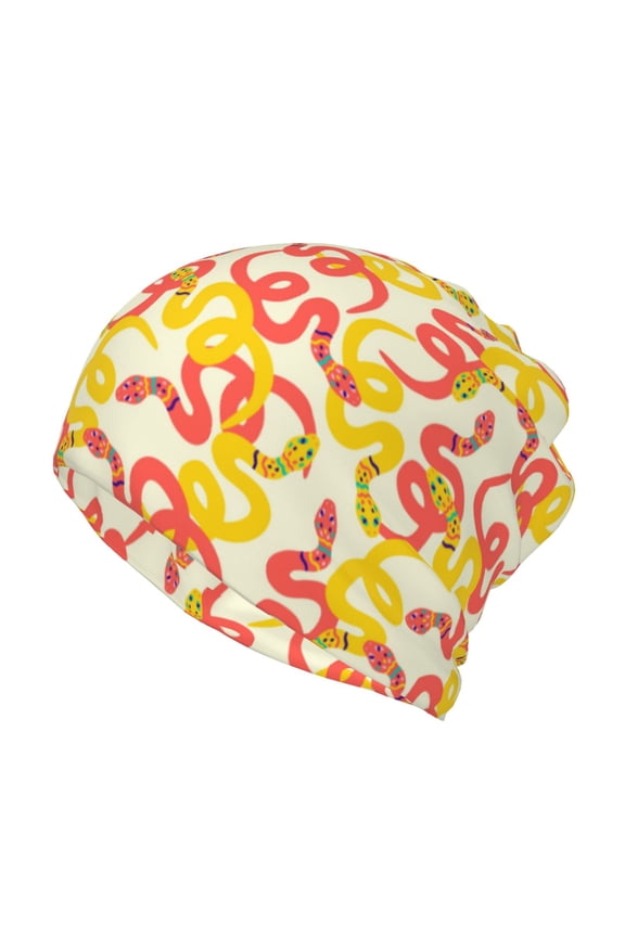 Snake Slouchy Beanie Hat for Men/Women, Skull Cap Chemo Cap Night Sleeping Cap