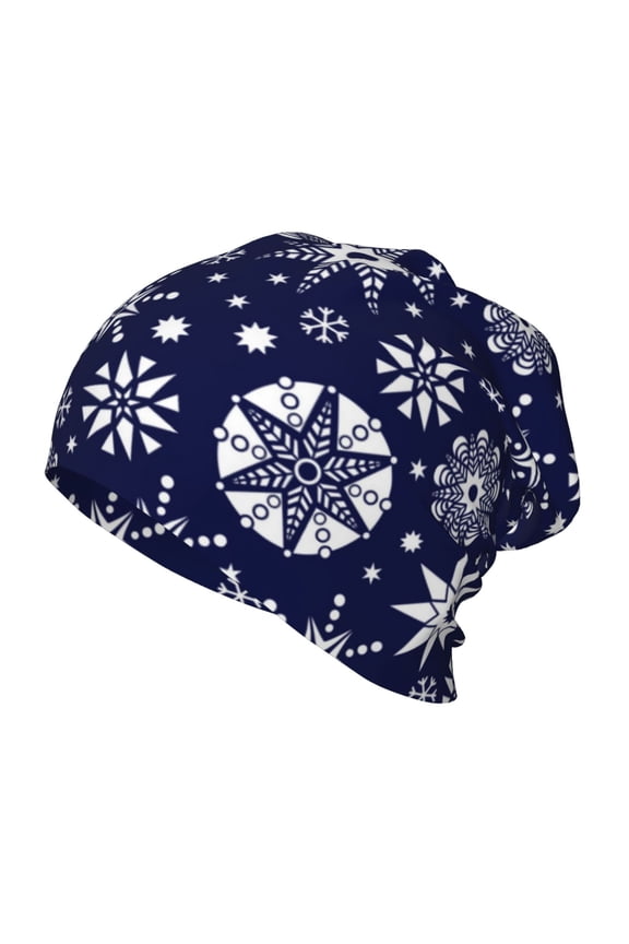 Snowflakes2 Toddler Beanie Baby Boys Girls Beanies Kids Winter Hats Children Knit Warm Caps