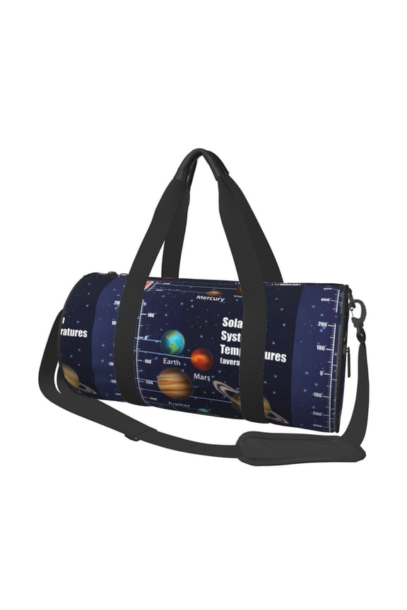 Solar System 45L Foldable Duffel Bag, Sports Gym Bag,Overnight Bag, Portable Weekender Bag for Airplanes