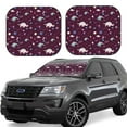 thumbnail image 1 of Vsdgher Space Dinosaur Print Car Windshield Sun Shade, Reflective Sunshade Window Sunshade Sun Visor Protector Fit for Cars,Trucks,SUVs-Small, 1 of 6